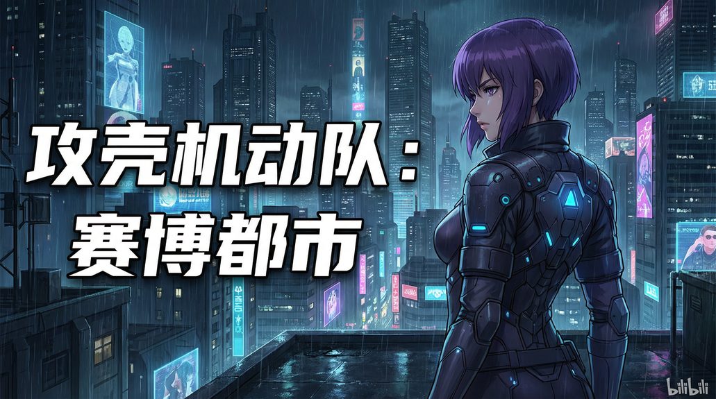 糖心 - 攻壳机动队赛博朋克动漫